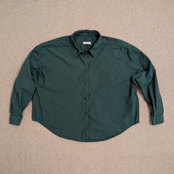 Jesse Kamm Tops - Jesse Kamm Alberta Shirt in Forest Green